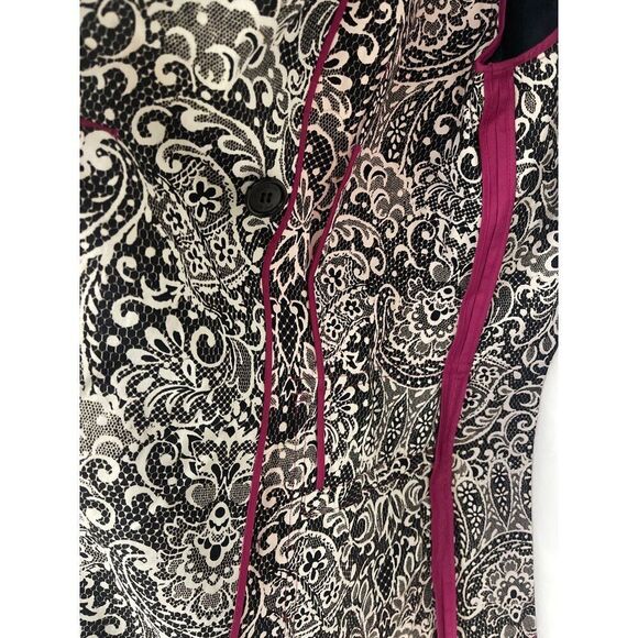 Talbots Women Pink Double Breasted Pea Coat Size 14 - Picture 10 of 12